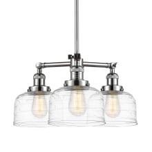 Bell 3 Light 22" Wide Chandelier