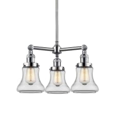 Bellmont 3 Light 18" Wide Chandelier