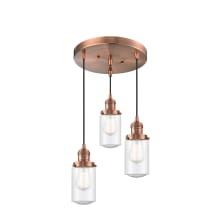 Dover 3 Light 11" Wide Multi Light Pendant