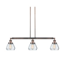 Fulton 3 Light 39" Wide Linear Chandelier