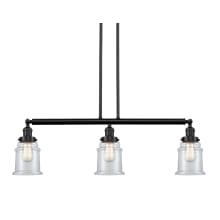 Canton 3 Light 39" Wide Linear Chandelier