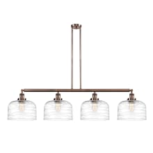 Bell 4 Light 54" Wide Linear Pendant