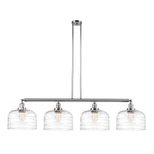 Bell 4 Light 54" Wide Linear Pendant