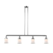 Small Canton 4 Light 51" Wide Linear Chandelier