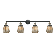 Chatham 4 Light 42" Wide Bathroom Vanity Light