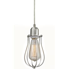 Muselet Single Light 5" Wide Mini Pendant