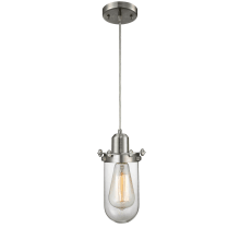 Centri Single Light 5" Wide Mini Pendant