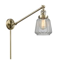 Chatham Single Light 25" Tall Hardwired or Plug-In Wall Sconce / Pendant