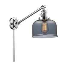 Large Bell 25" Tall Hardwired or Plug-In Wall Sconce / Converts to Pendant