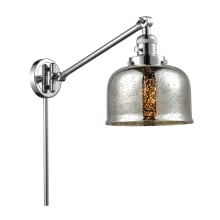 Large Bell 25" Tall Hardwired or Plug-In Wall Sconce / Converts to Pendant