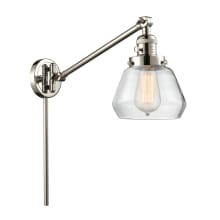 Fulton Single Light 25" Tall Hardwired or Plug-In Wall Sconce / Pendant