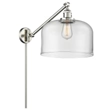 X-Large Bell Single Light 13" Tall Bathroom Sconce