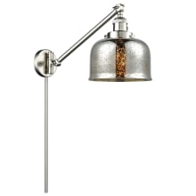 Large Bell 25" Tall Hardwired or Plug-In Wall Sconce / Converts to Pendant