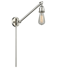 Bare Bulb Single Light 25" Tall Outdoor Wall Sconce