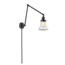 Bellmont Single Light 30" Tall Plug-In Wall Sconce