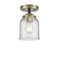 Small Bell 5" Wide Semi-Flush Ceiling Fixture