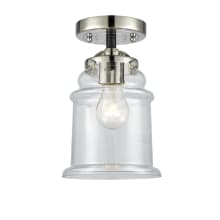 Canton 6" Wide Semi-Flush Ceiling Fixture with 10" Height