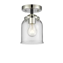 Small Bell 5" Wide Semi-Flush Ceiling Fixture