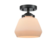 Fulton 7" Wide Semi-Flush Ceiling Fixture with 8" Height