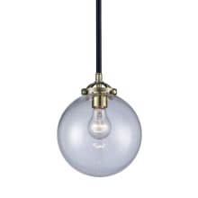 Beacon Single Light 8" Wide Mini Pendant