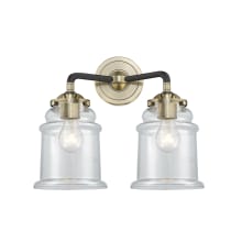 Canton 2 Light 14" Wide Bathroom Vanity Light