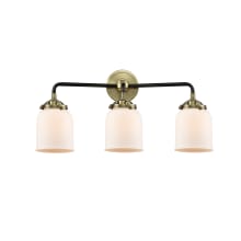 Small Bell 3 Light 23" Wide Bathroom Vanity Light