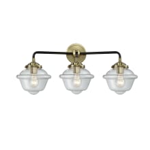 Small Oxford 3 Light 26" Wide Bathroom Vanity Light