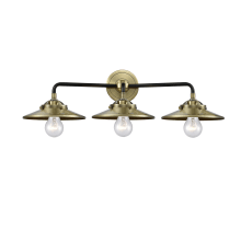 Railroad 3 Light 26" Wide Bathroom Vanity Light