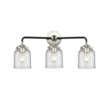 Small Bell 3 Light 23" Wide Bathroom Vanity Light