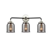 Small Bell 3 Light 23" Wide Bathroom Vanity Light