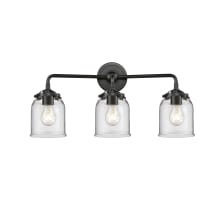 Small Bell 3 Light 23" Wide Bathroom Vanity Light