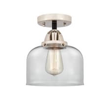 Bell 8" Wide Semi-Flush Ceiling Fixture