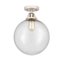 Beacon 12" Wide Semi-Flush Globe Ceiling Fixture