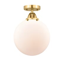 Beacon 10" Wide Semi-Flush Globe Ceiling Fixture