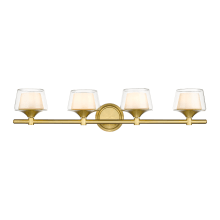 Laguna 4 Light 33" Wide Vanity Light