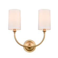 Giselle 2 Light 16" Tall Wall Sconce