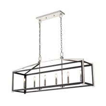 Wiscoy 6 Light 42" Wide Linear Pendant