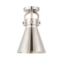 Newton Cone 8" Wide Flush Mount Ceiling Fixture