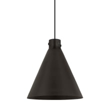 Newton Cone 18" Wide Pendant