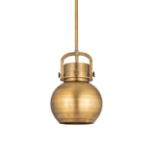 Newton Sphere 8" Wide Suspension Mini Pendant