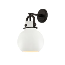 Newton Sphere 15" Tall Wall Sconce