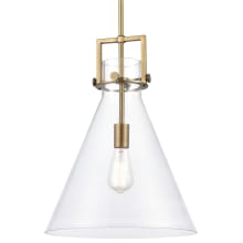 Newton 14" Wide Pendant with Tapered Shade