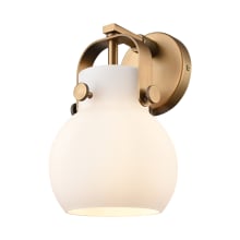 Pilaster II Sphere 5" Tall Wall Sconce