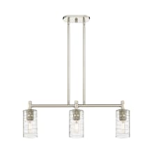 Crown Point 3 Light 31" Wide Linear Pendant