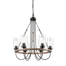 Paladin 6 Light 25" Wide Ring Chandelier