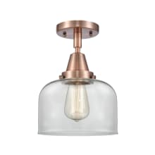 Bell 8" Wide Semi-Flush Ceiling Fixture