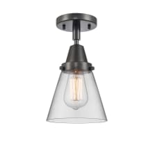 Cone 6" Wide Semi-Flush Ceiling Fixture