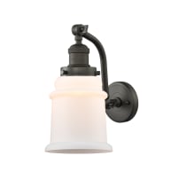 Canton Single Light 12" Tall Bathroom Sconce