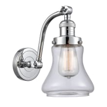 Bellmont Single Light 12" Tall Bathroom Sconce