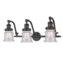 Small Canton 3 Light 28" Wide Bathroom Vanity Light